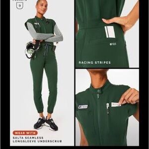 Figs Women's Deep Green Jumpsuit